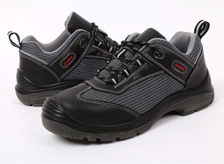 Защитная обувь Рабочая обувь защита труда обувь анти-удар анти-прокол сталь Baotou Нескользящая и дышащая мужская обувь