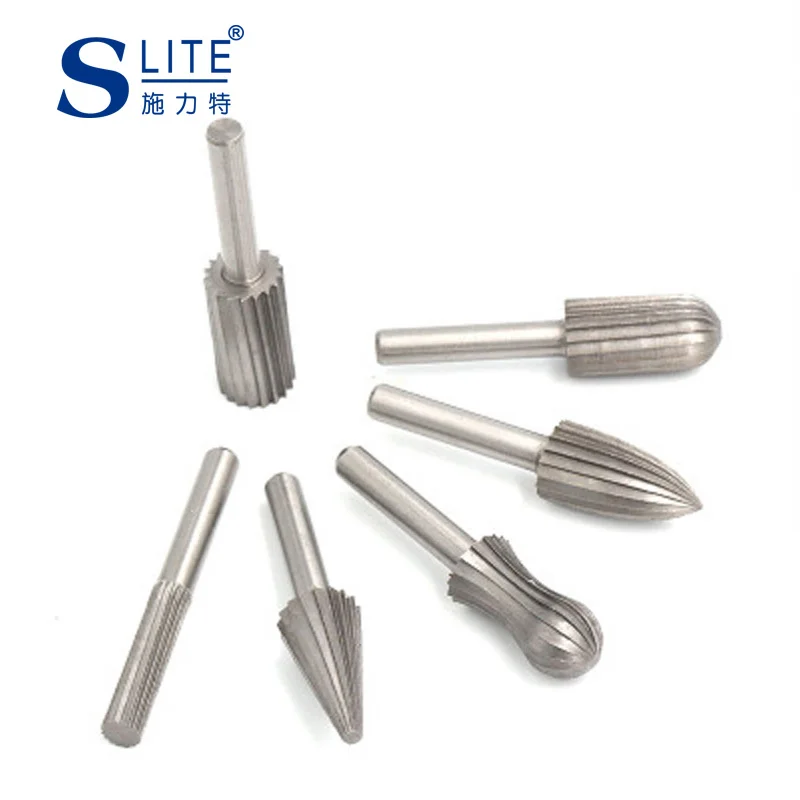 

Slite 6PC Woodworking Rotary File Six Pieces Of Woodworking Milling Cutter Grinding Corn Milling Tools