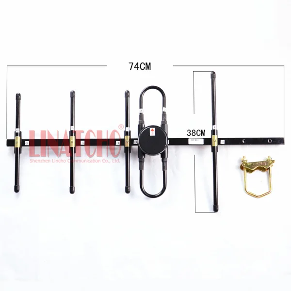 Antena yagi 450-430 mhz para exterior, repetidor