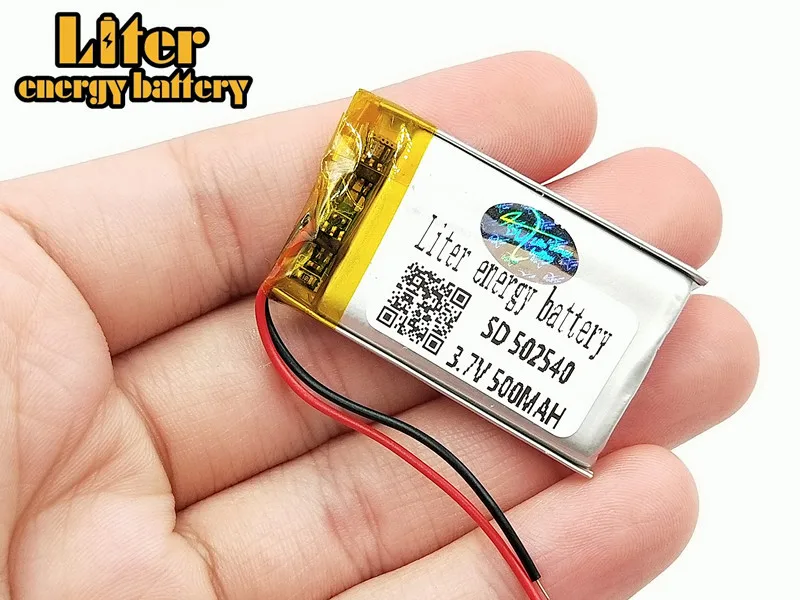 3 7 V 500 мА/ч 502540 литиево полимерный lipo Перезаряжаемые Батарея ионных аккумуляторов