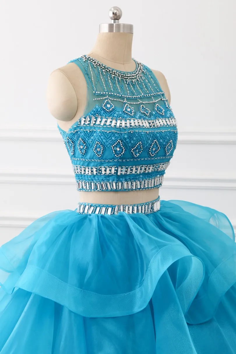 Бальное платье Бальные платья Двойка сладкий 16 лет принцесса Платья для женщин для 15 лет Vestidos De 15 anos