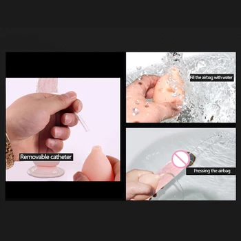 Vibrating Ejaculating Dildo Squirting Water Realistic Cock Penis Dildo Vibrator with Suction Cup Sex Toys for Woman Masturbator 4