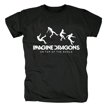 

Bloodhoof Imagine Dragons Pop-Rock men's fashion O-neck T-shirt Asian Size