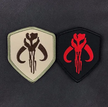 

20pcs Star Wars Bounty Hunters Patch Embroidery Tactical Patch Hook And Loops Military Combat Badge Army Brassard Morale Armband