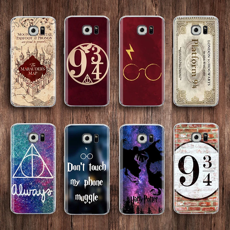 

PUNQZY Harry Potter Symbol Hallows Slytherin Map Phone Case For Samsung A6 2018 S7 edge S6 S8 S9 Plus A5 A7 2017 Soft TPU Cover