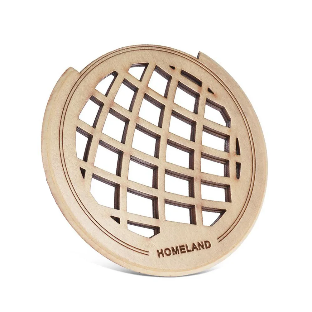 Homeland Wood Electric Guitar Feedback Buster Hole Sound Cover Carved