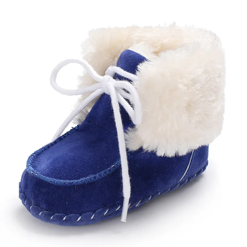 Детская обувь унисекс для мальчиков и девочек; зимние теплые ботинки для новорожденных; классическая обувь для малышей; обувь для первых шагов; TS126