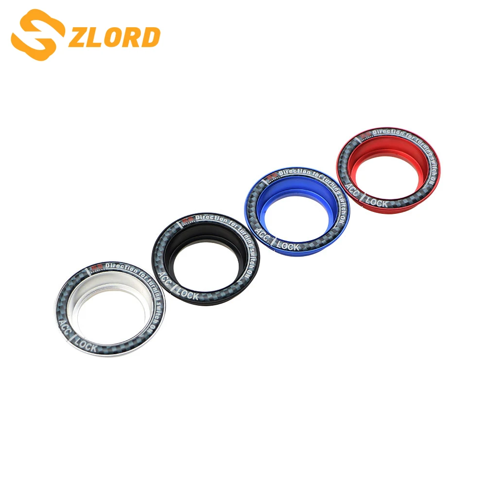 

Car Ignition Key Switch Ring Trim Key Hole Circle Sticker for Ford Focus 2 3 4 MK2 MK3 MK4 Kuga Escape Everest Mondeo