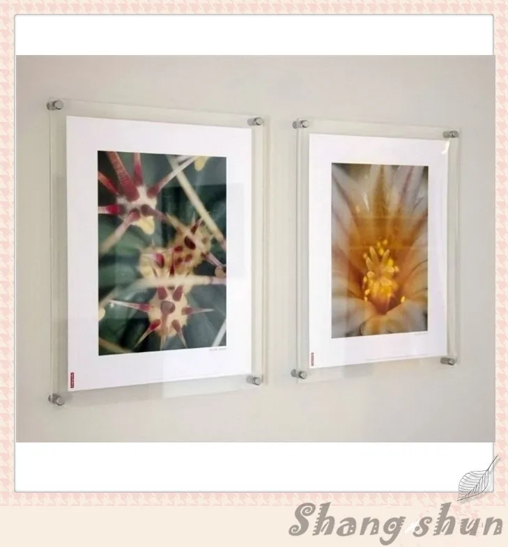 8"x8" Acrylic Wall Hanging PosterPicture Photo Framesin Frame from