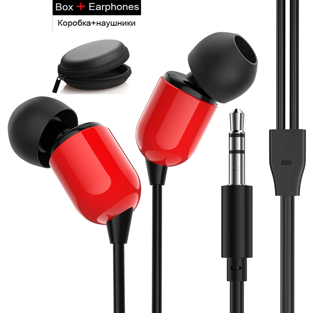 

3.5mm Jack In-ear Earphone for Asus Zenfone Max Pro M1 ZB601KL Clear Heavy Bass Stereo Music Headset Earbuds Earpiece No Mic