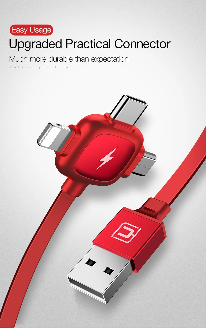 3 in 1 cable for iphone usb micro type c (2)