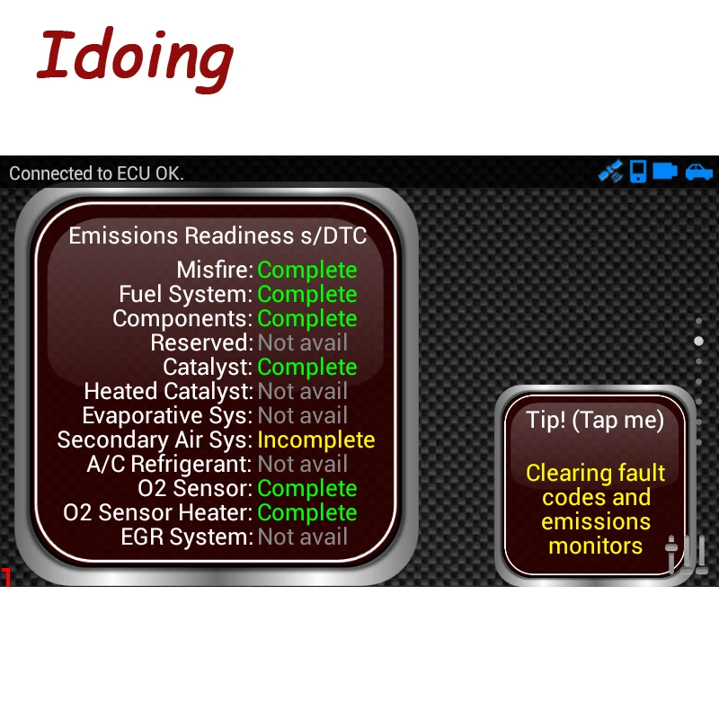 IDoing OBD2 OBD-II ELM 327 V1.5 автомобильный интерфейс сканер работает для Android Bluetooth автомобиля диагностический инструмент