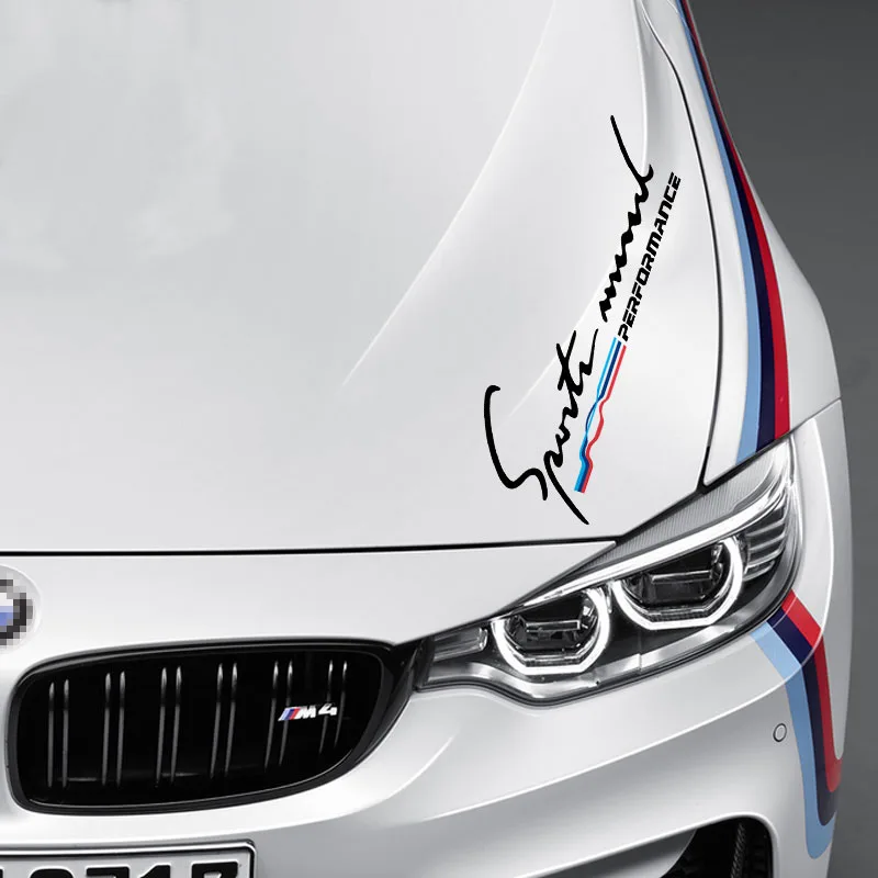 

For BMW E46 E39 E90 F10 F30 E36 E87 X1 X3 X5 E53 Performance Head Light Eyebrow Sticker Reflective Sports Mind Bonnet Sticker
