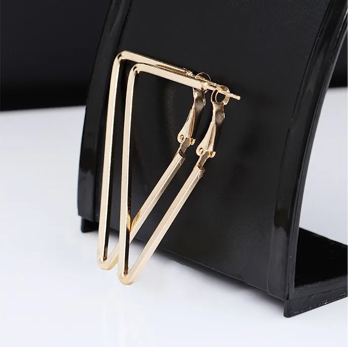 

New Jewelry Fashion Simplicity Hand Made Earring for Women stud Earrings NEW Geometric For Birthday Wedding Gift