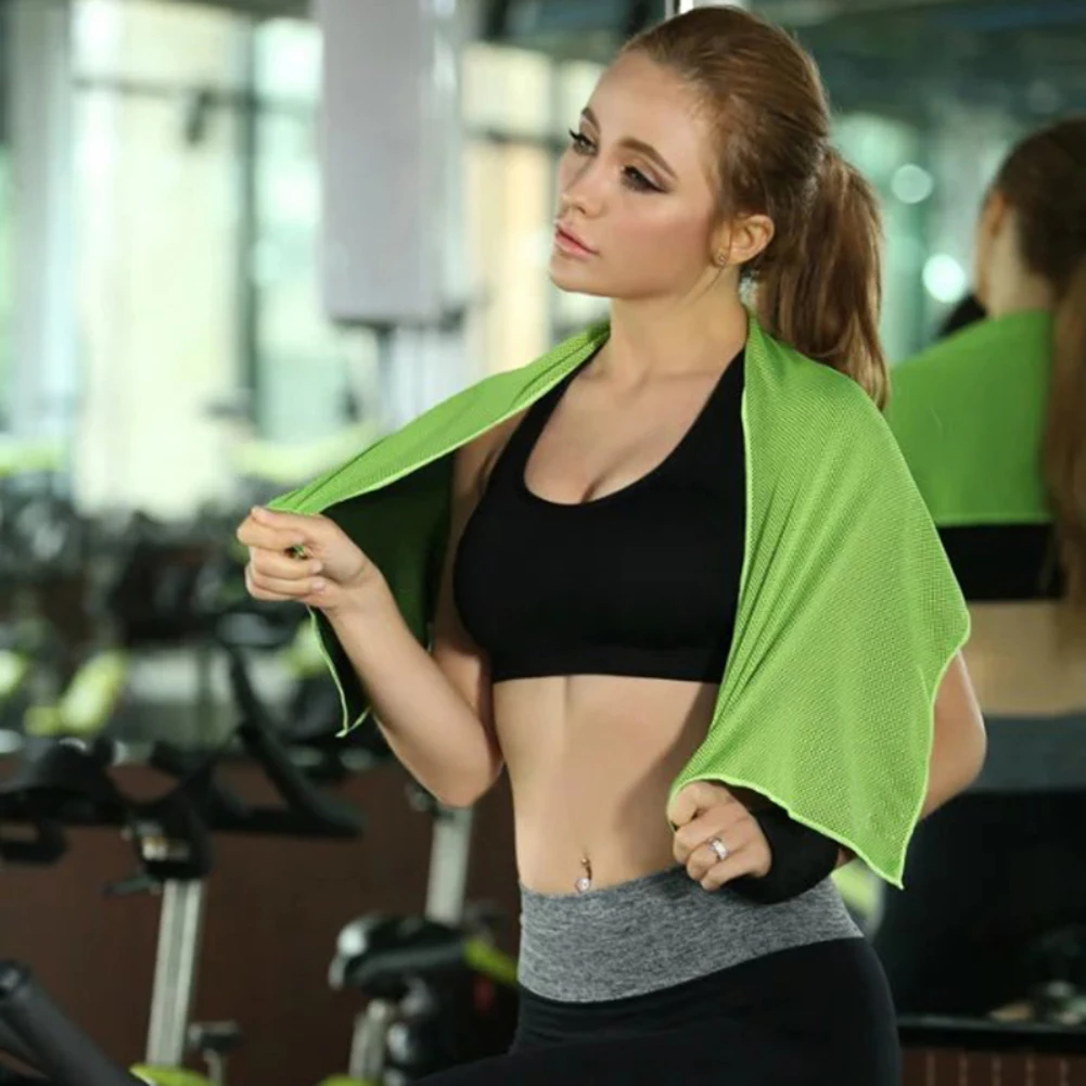 

Microfiber Sport Towel Rapid Cooling Ice Face Towel Quick-Dry Beach Towels Summer Enduring Instant Chill Towels for Fitness Yoga