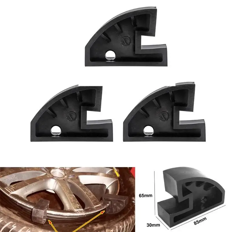 3 шт. нейлоновый падение центр депрессорных зажим обод колеса Run Flat шиномонтажный черный, белый цвет автомобильных шин струбцина