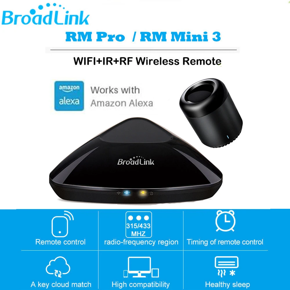 Оригинальный хост Broadlink RM Pro Mini3 работает с Alexa Google Home Автоматизация умного дома