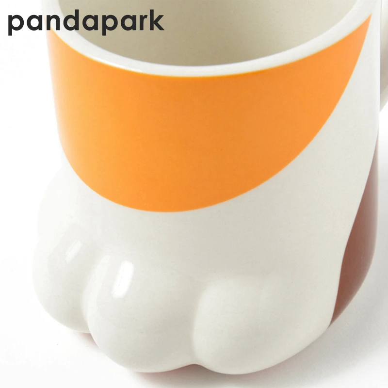 Pandapark милый креативный кот лапы керамическая Личность Молоко Кружка Офис кофе стакан кружки для завтрака подарок для детей PPX016