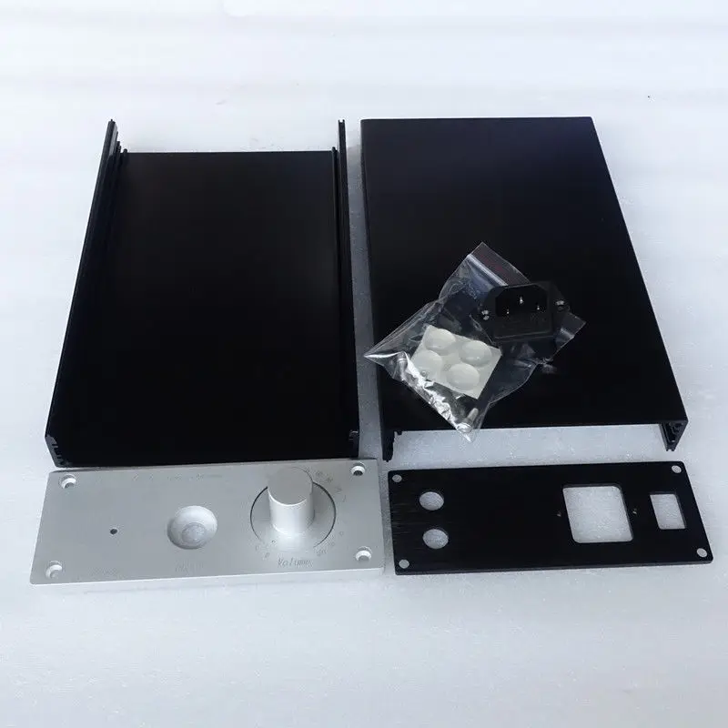 ZEROZONE DIY 1506 полностью алюминиевые наушники Шасси корпуса усилителя 155*60*241 мм L7