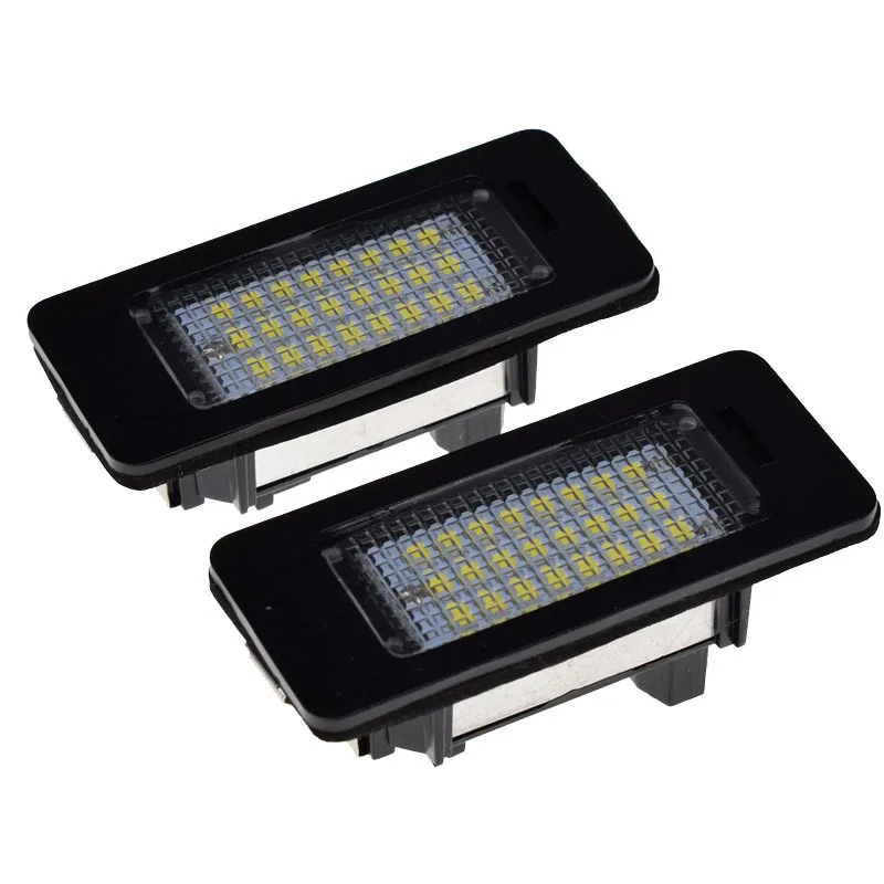 

1Pair With 24 LED 3528 SMD LED License Plate Lights Lamps Bulbs for BMW E82 / E88 E90 E91 E92 E93 E39 E60 E61 E60 M5 E70 X5 E71
