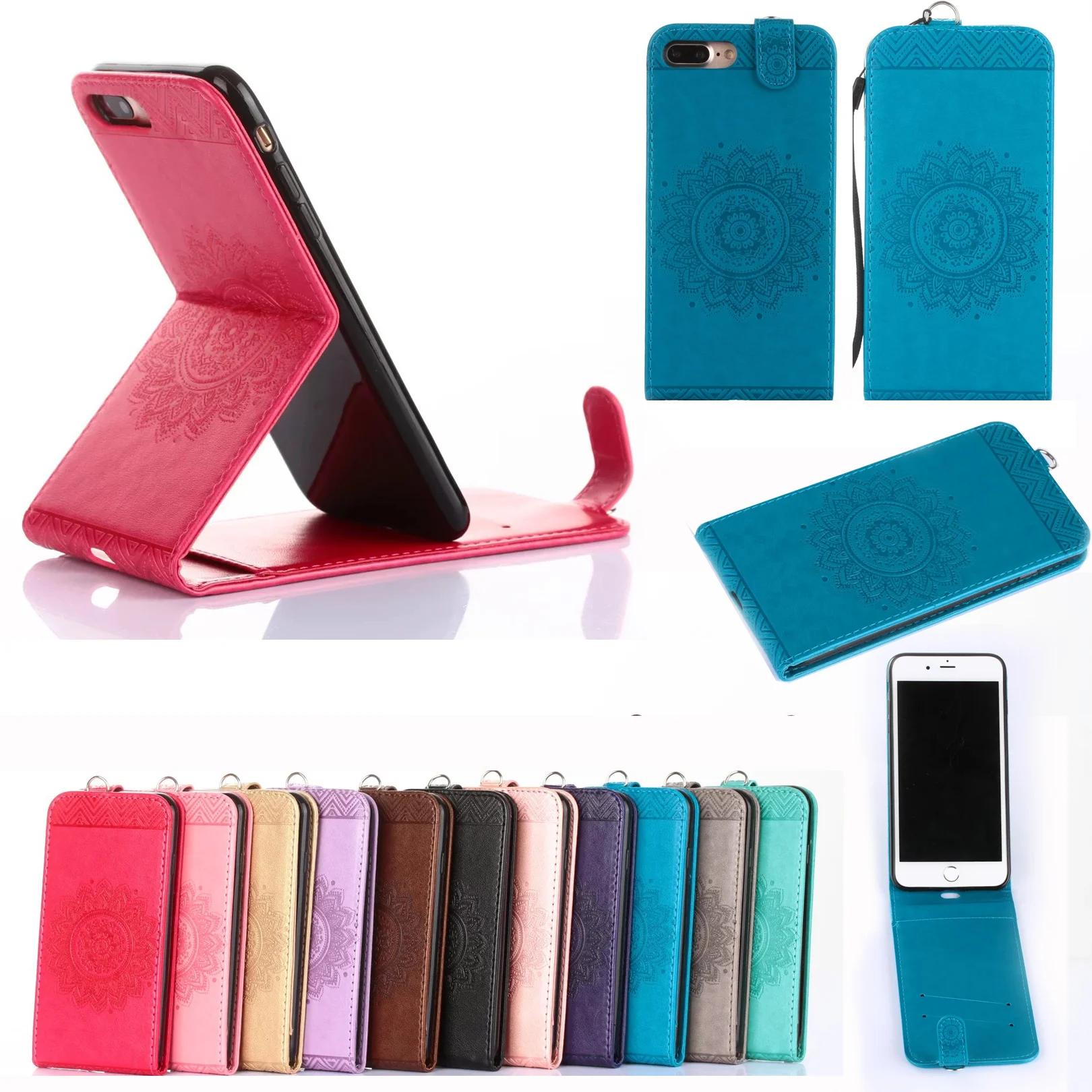 Модный Магнитный чехол-книжка из искусственной кожи для iPhone 7 7Plus 6G 6S Plus 5G 5S SE 4S |