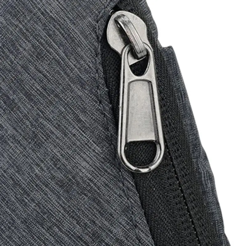 Новая модная мужская холщовая нагрудная сумка простая сумка-мессенджер сумка через плечо черная Повседневная простая Одиночная Противоугонная сумка на плечо Z95