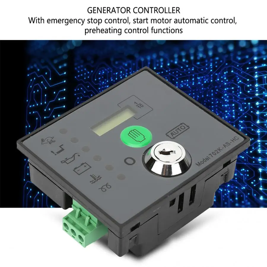 

Electronic Generator Controller 702K-AS-HC Deep Sea Electronic Generator Controller Module Control Panel