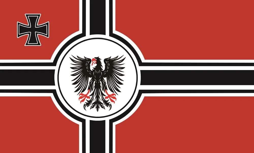 Germany Greater German Reich War Flag Banner 150x90cm 100 Fabric Flags