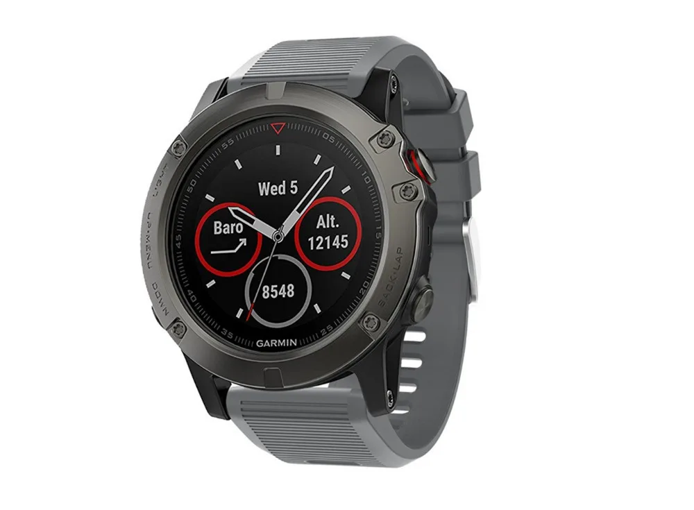 Из силикагеля, мягкий Quick Release ремешок в комплекте ремешок для Garmin Fenix 5X gps Смарт часы фитнес Браслет умные аксессуары Замена