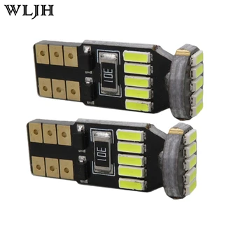 

WLJH 2x Canbus T10 W5W LED 4014 SMD Light Bulb Car Led 12v License Number Registered Plate Lights for Honda Civic Mk8 2005-2016