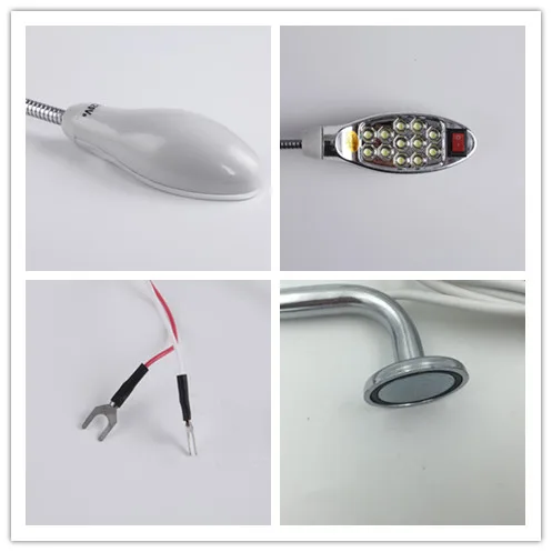 Высокое качество 10 лет завод D12E швейные инструменты аксессуары рабочая и настольная лампа на гибкой ножке домашний свет