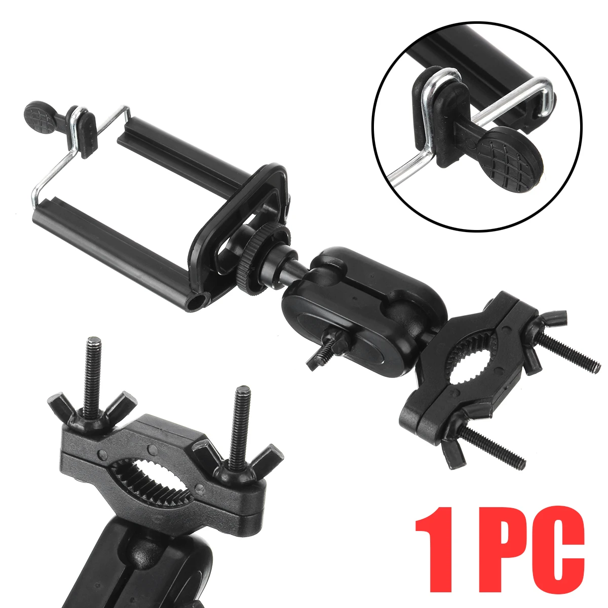 

Universal 360 Degree Car Rearview Mirror Mount Stand Holder Clip For iPhone Samsung GPS Smart Mobile Cell phone Stand Holder
