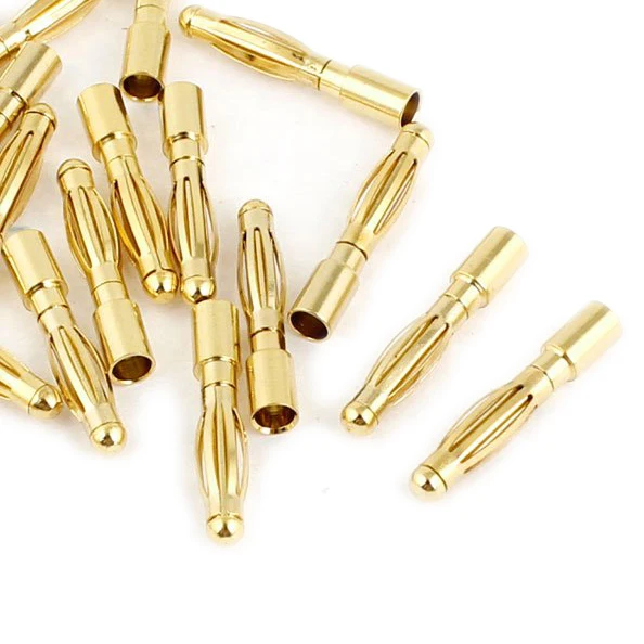 Promotion! 2mm Inner Dia Male Banana Plug Bullet Connector Replacement
