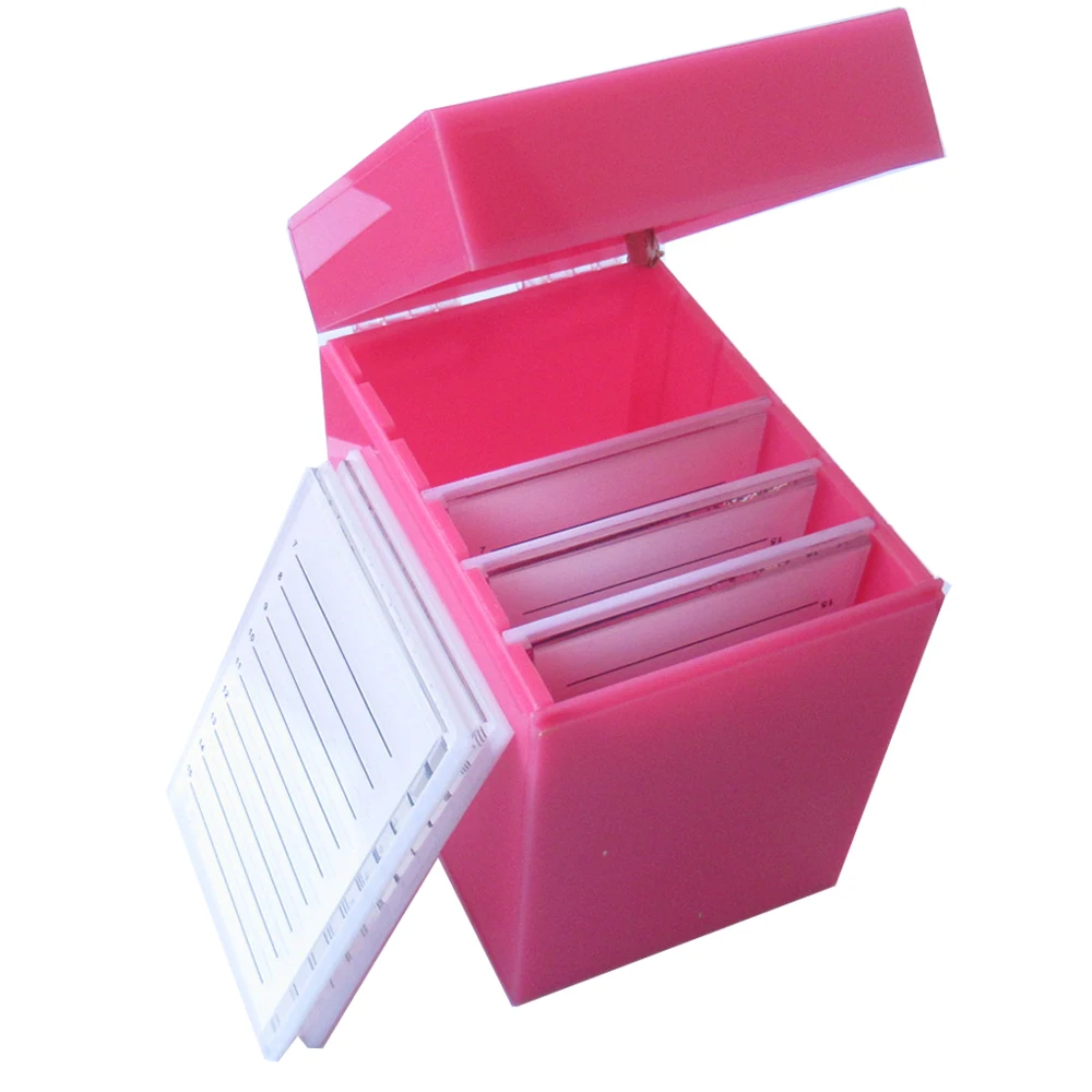New Acrylic Eyelash Organizer Pink Eyelash Box Do Your Private Label