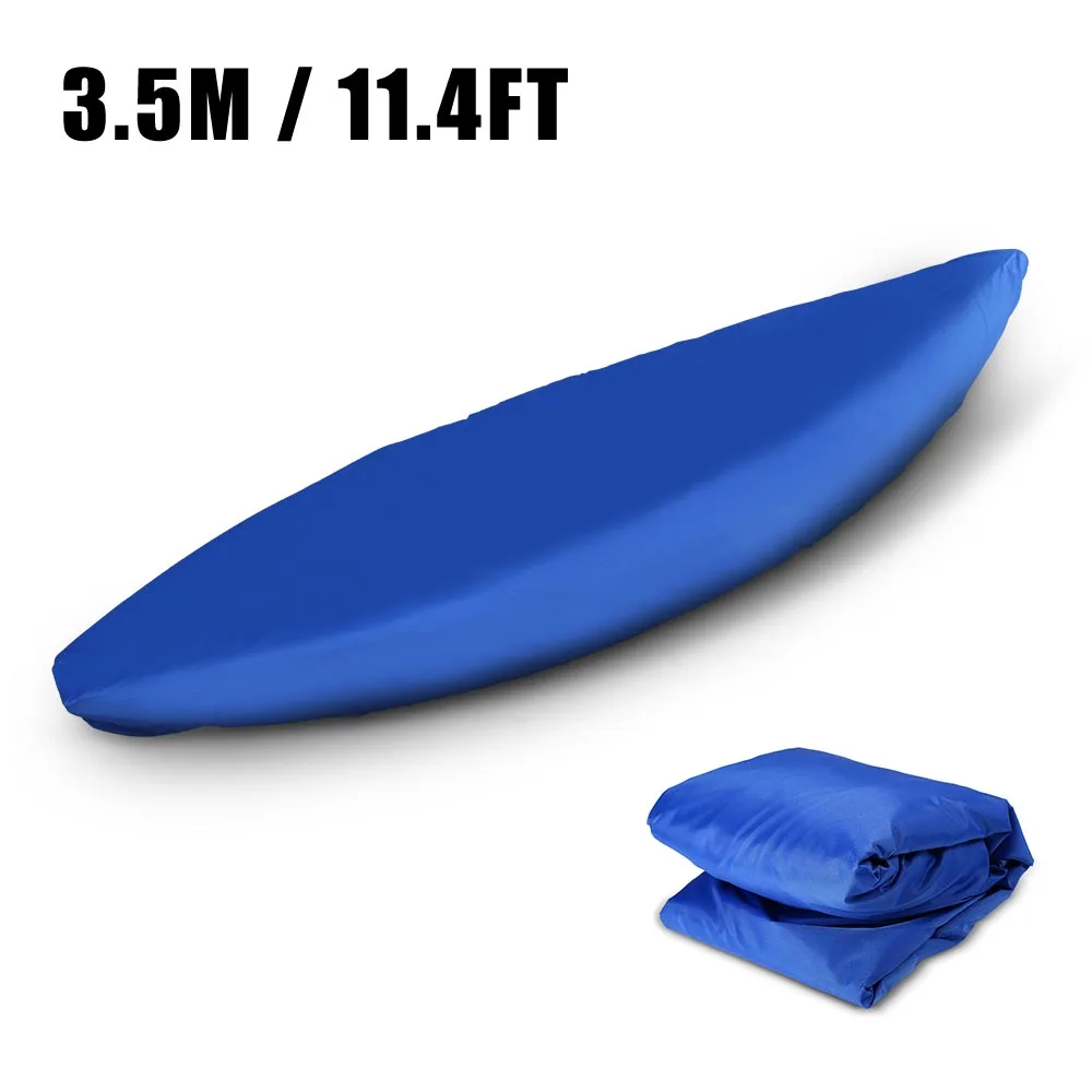 Универсальный рыболовный надувной лодочный чехол для байдарки, водонепроницаемый каяк, лодка, каноэ, хранение, транспортировка, пылезащитный чехол, защита от ультрафиолета - Цвет: blue 3.5m