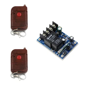 

DC 12V-48V 1CH Relay Wireless Remote Control Switch Remote Power Switches Radio Control ON/OFF Receiver & 2 Transmitter