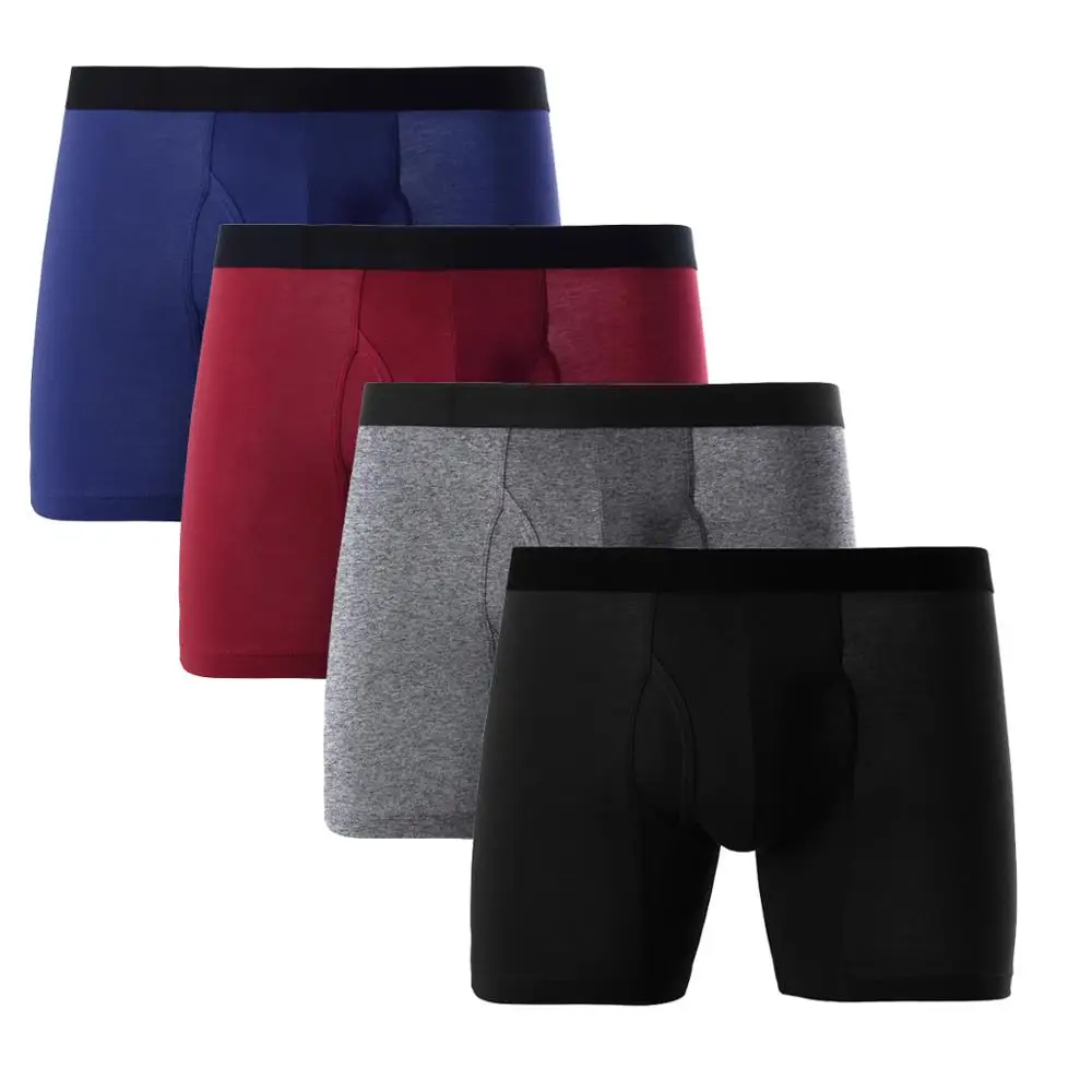 

Underpants Male 4 pcs/lot Men's Big Boxer Shorts Cotton Man Gay Underwear Panties Boxershorts Sets boxer hombre underwear men