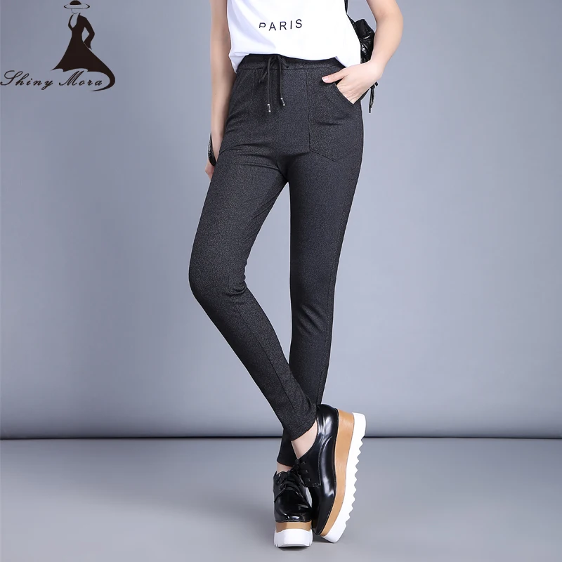 Nouvelle Arrivée de 2017 Femmes Casual Harem Pantalon Printemps Streetwear Dames Coton Confortable Pantalon Europe Mode