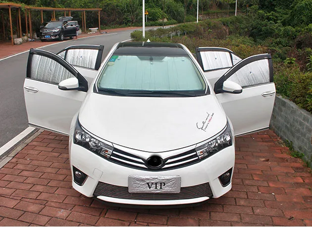 

8pcs for Toyota corolla 2014-2017 highlander 2015-2016 Sun block Sun shading insulation