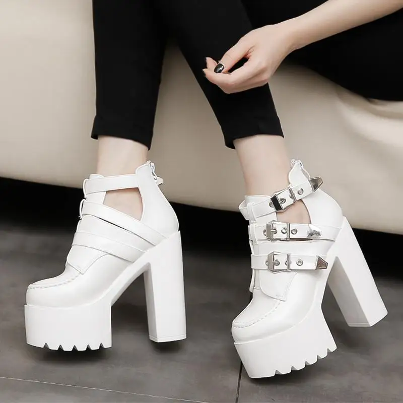 

2019 Spring/autumn new women's high heels 15cm super high-heeled stage nightclub women's shoes sexy catwalk shoes size 34-39