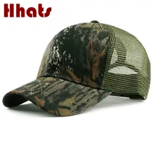 Модная уличная походная бионическая летняя бейсбольная кепка для мужчин, дышащая камуфляжная сетчатая Кепка, Мужская Бейсболка, Прямая