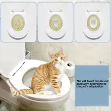 Cat Toilet Seat Training Kit Puppy Litter Potty Tray Pets Cleaning Supplies Toilet for Cat Supplies Grooming Tools Drop shipping цена Cat Toilet Seat Training Kit Puppy Litter Potty Tray Pets Cleaning Supplies Toilet for Cat Supplies Grooming Tools Drop shipping цены онлайн