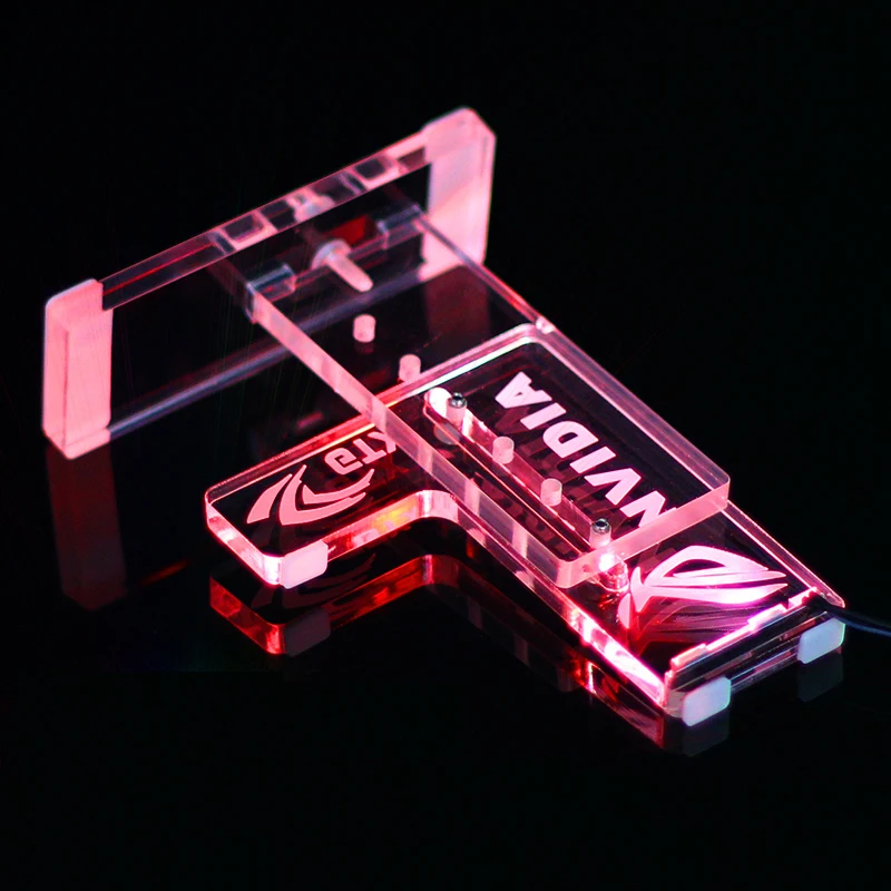 

DIY Graphics Cards Stand Mounting bracket Suitable for GTX 1080 1070 1050ti LED Graphics Card Support Holder