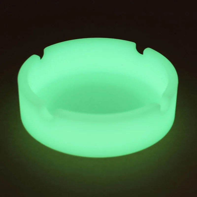 

Silicone Round Ashtray Portable Rubber High Temperature Heat Resistant Desk Car Ash Tray Container drop ship