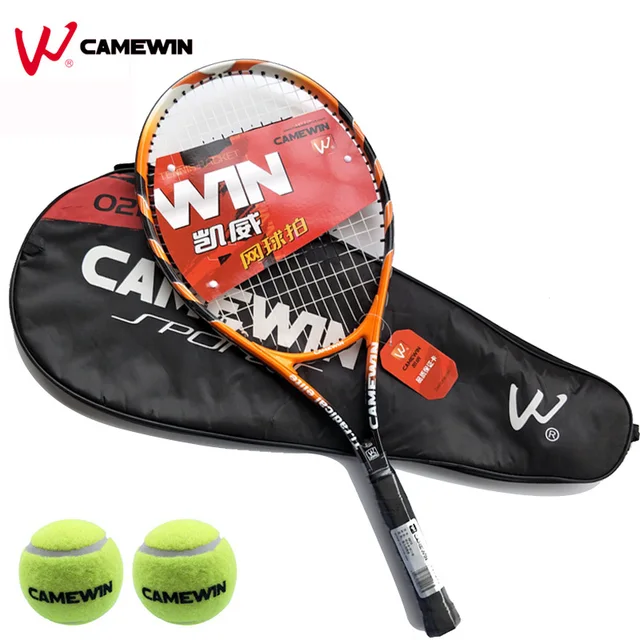 Us 3751 40 Di Scontospiaggia In Lega Di Alluminio Racchetta Da Tennis 1 Pz Camewin Marca Racchetta Da Tennis Con Borsa 2 Palle Da Tennis Regalo