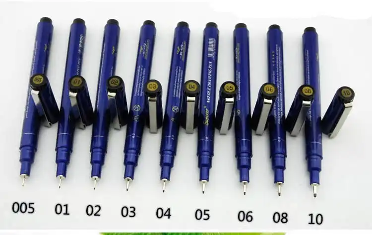 Hook Line Stroke Needle Pen Mechanical Pencil 0 05 0 1 0 2 0 3 0 4 0 5 0 6 0 8 1 0mm 9pcs Set Free Shipping Pen Mechanical Pencil Mechanical Pencilpen Mechanism Aliexpress