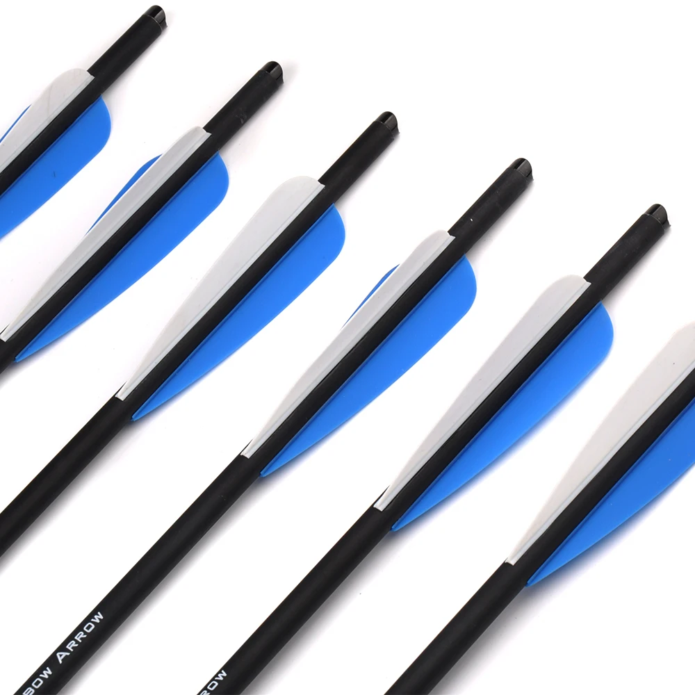 Günstig 17 20 22 zoll Mix Carbon Armbrust Pfeil Durchmesser 8,8mm mit 125 Korn Punkt für Bogenschießen Jagd schießen