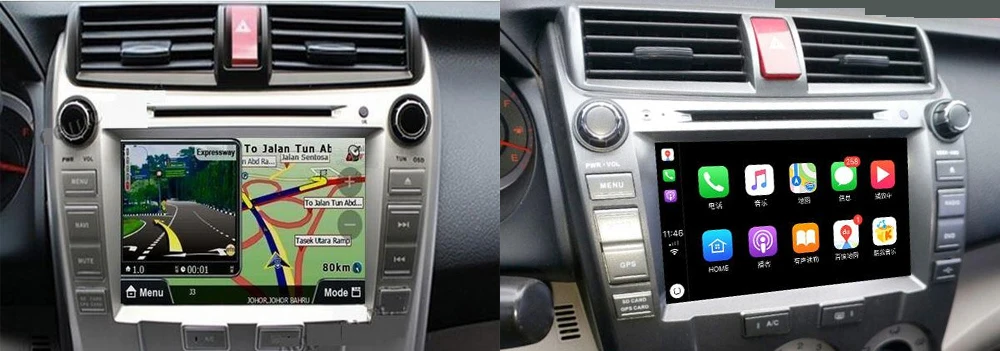 2 Din Car Multimedia Player Android 9 Auto Radio For Honda City 2008~2013 DVD GPS 8 Cores 4GB+32GB Bluetooth WiFi 11