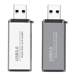 2 в 1 мульти мини USB3.0 Кардридер высокоскоростной USB3.0 TF SD MICRO SDXC SDHC карта памяти для планшетов ПК компьютер Ноутбук