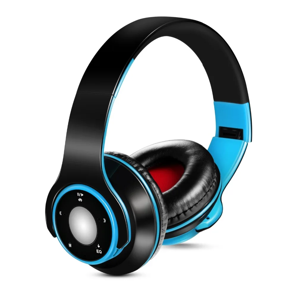Складная беспроводная гарнитура стереонаушники Bluetooth Накладные наушники с
